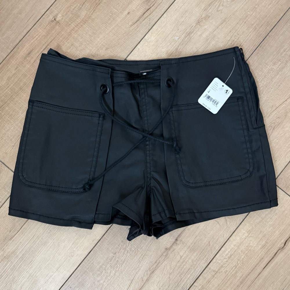 Free People Black Women Shorts